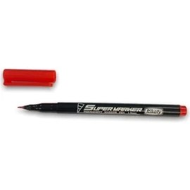 Resim Rikoty G-0921 Kırmızı 1 mm Uçlu Süper Marker Kalem 