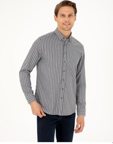 Resim Pierre Cardin Erkek Gri Gömlek Desenli 50292164-vr024 Gri 