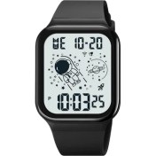 Resim Hanyang Renk 3 Skmeı Yeni Yaratıcı Astronot Arama Takvimi Kronometre Arka Işık Ekran Kol Saatleri Mens 5bar Su Geçirmez Spor Saatler (Yurt Dışından) 