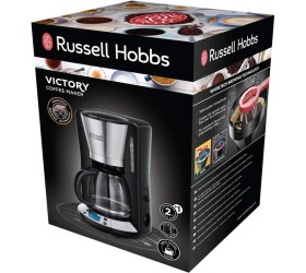 Resim Russell Hobbs 24030-56 Victory Programlanabilir Kahve Makinesi, 1100 W, Paslanmaz Çelik 