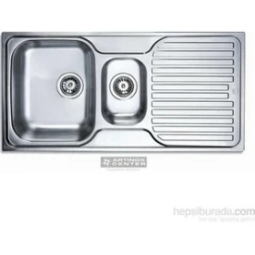 Resim Teka Princess 60 B Evye, 1.5 Gözlü, Paslanmaz Çelik Sağ Damlalık 