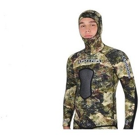 Resim 7 Mm Evolution Camou Dalış Elbisesi Tek Üst Kahverengi 