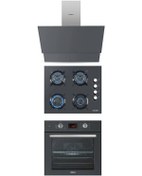 Resim Kumtel B66-SF2 (DDT) - KO-40 TAHDF - DA6-835 Antrasit Ankastre Set 