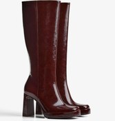 Resim Bershka Platform topuklu çizme 