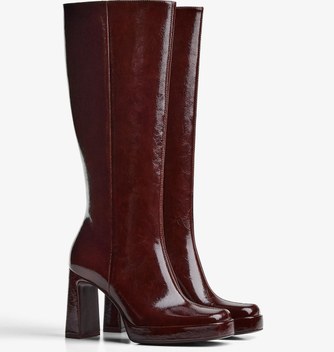 Dericlub DERİCLUB Oxford Kadın Kruvaze Yaka Kuşaklı Gerçek Deri Trençkot BORDO