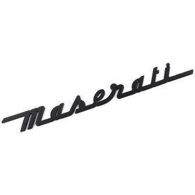Resim Maserati Piano Black Bagaj Yazısı 3m 3d Abs Maserati Coupe 