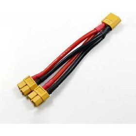 Resim XT60 Konektör 1-Erkek 2-Dişi Paralel Bağlantı Kablosu 