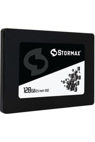Resim stormax 128GB SSD 2,5" Sata3 550-530MB/S Black SERI-SMX-SSD30BLCK/128G 