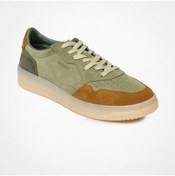Resim Greyder Erkek Taba Yeşil Hakiki Deri Sneaker Ayakkabı 4Y1SA62609 