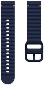 Resim Honor Magic Watch 2 46mm / Honor Watch Gs 3 ile Uyumlu Kordon Stitched Design Spor Kordon 22 mm Lacivert 