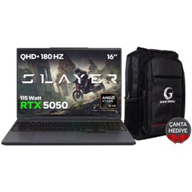 Resim Game Garaj Slayer R9T-5050-C2 R9-7845HX 32 GB 2 TB SSD RTX5050 16" Free Dos Dizüstü Bilgisayar 