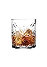Resim Paşabahçe 52790 Timeless Dekorlu 4'lü Viski Bardağı Seti 345 CC 