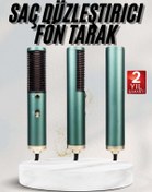 Resim ZERO LAND LVSQVR Fön Tarak Saç Düzleştirici Saç Kurutma Makinesi Sıcak (01626) Hava Fırçası 