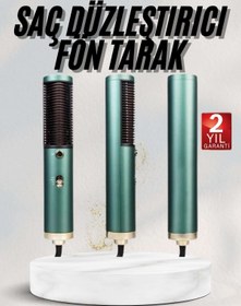 Resim ZERO LAND LVSQVR Fön Tarak Saç Düzleştirici Saç Kurutma Makinesi Sıcak (01626) Hava Fırçası 