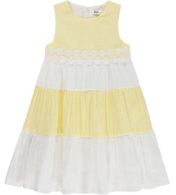 Resim Civil Girls Çiçek Dantelli 6-9 Yaş Elbise - Sarı - Sarı-Beyaz / 8-9 Yaş 