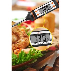 Resim Mama Sıcaklık Ölçüm Süt Isı Ölçer Gıda Derece Ölçer Termometre Dijital Yiyecek Hazırlama 