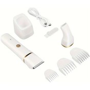 Resim Willowhaven Kablosuz Köpek Tıraş Makinesi Beyaz Çift Bıçaklı Düşük Sesli Evcil Hayvan Kürk Trimmerı 