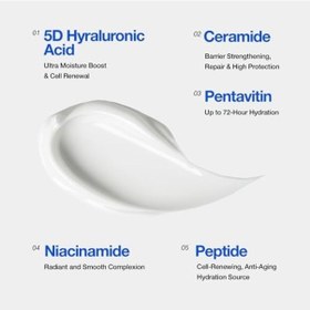 Resim Yenileyici, Bariyer Onarıcı, Seramid, Peptit, 5d Hyaluronik Asit, Nemlendirici Yüz Kremi, 50 Ml 