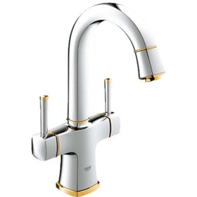 Resim Grohe Grandera Lavabo Bataryası L-Boyut Altın - Krom- 21107IG0 