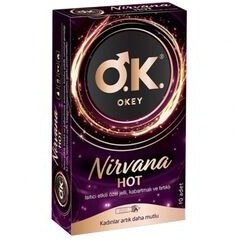 Resim Okey Nirvana Hot Prezervatif 10 Adet 
