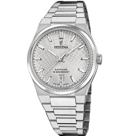 Resim Festına Swıss F20051/2 Rıve Erkek Kol Saati Gümüş 