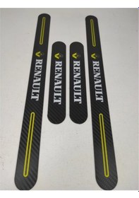 Resim Renault Scenic Uyumlu Carbon Kapı Eşiği 4'Lü Set Kırılmaz (548480529) 