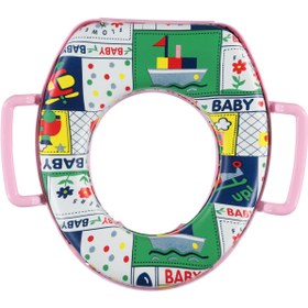 Resim Sevi Bebe Klozet Adaptörü - Pembe - Pembe / Standart 