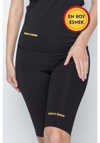 Resim Unisex Sweet Sauna Termal Şort Siyah 