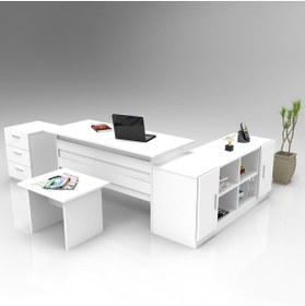 Resim Yurudesign Vario Abcf Ofis Büro Masa Takımı 3 Renk 