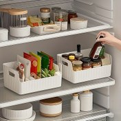 Resim 1 adet Awaiano Clear Plastic Baharat Depolama Kutusu Ayarlanabilir Bölücü ile - Baharatlar, Atıştırmalıklar ve Küçük Eşyalar için Çok Yönlü Mutfak Düzenleyici - Tezgahlar, Buzdolaplar, Dolaplar ve Oturma Odası Yüzeyleri için Ayrılmış Bölücü - Ev ve Kamp Depolama, Buzdolabı Düzenleme için İdeal | Şeffaf Düzenleyici | Dayanıklı Plastik Kutu 