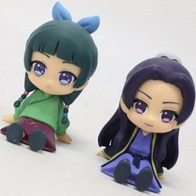 Resim 2D Düz, 14+ Toplanabilir Anime Figürü - Mor ve Mavi Saçlı, Yeşil ve Mor Kıyafetli, Detaylı Aksesuarlarla Ekran, Ev Dekoru, Araba Dekoru, Anime Figürleri, Ev Dekoru Figürleri, Eğlenceli Karakter Tasarımı, İncelikli El Sanatları, 2D Düz 