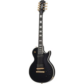 Resim Epiphone Matt Heafy Les Paul Custom Origins 7 Telli Elektro Gitar (Ebony) 