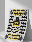 Resim Sticker Market Batman Sticker Seti, Düz Yüzeyler Için A4 Boyutu Çıkartma Etiket Seti 