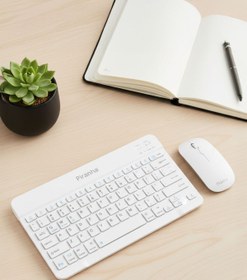 Resim Piranha 2380-B Bluetooth Kablosuz Türkçe Q Klavye ve Mouse Seti / Windows - macOS - Android 
