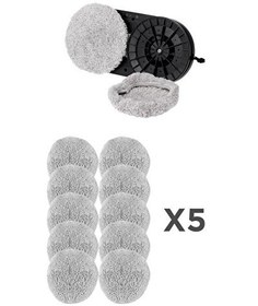 Resim Torima Cam Temizleme Robotu 5'li Set (10 Adet) Mikro Fiber Yedek Bezi 
