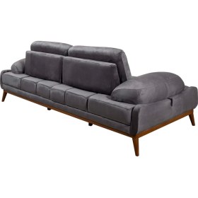 Resim Perla Sofa Jest Üçlü Koltuk Babyface Gri 