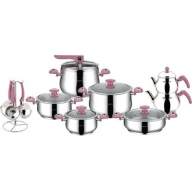 Resim Remetta Ricco Delux 18 Parça Çelik Çeyiz Seti 