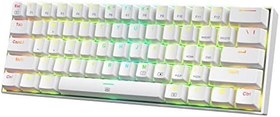 Resim Redragon K630-RGB Dragonborn %60 Blue Switch Siyah Mekanik Kablolu Oyuncu Klavyesi 