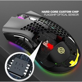 Resim Genel Markalar 2.4g Kablosuz Wireless Sessiz Şarj Edilebilir Mause. Mini Ergonomik Led Aydınlatmalı . 