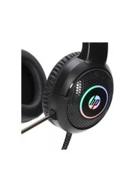 Resim Hp DHE-8010UM Kulak Üstü LED Mikrofonlu Oyuncu Kulaklığı 