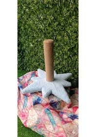 Resim Dekoratif Yıldız Kedi Tırmalama Tahtası - Yavru Ve 1 Yaş 