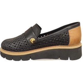 Resim Mammamia MAMMAMİA D24YA-3415 KALIN TABAN DERİ KADIN LOAFER AYAKKABI 