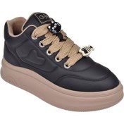 Resim Guja İçi Polar Kadın Spor Ayakkabı Sneaker Gj-25k421 Siyah Siyah 