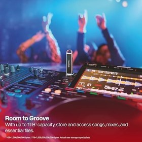 Resim Sandisk DJ Rekordbox 512GB SDDDE1-512G-GR46 1000MB/s USB & Type-C Flaş Bellek 