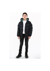 Resim Erkek Çocuk Mont 51276 Lacivert 