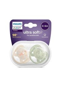 Resim Nessiworld Philips Avent Ultra Yumuşak Emzik 0-6 Ay Erkek-39644 