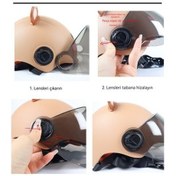 Resim Willowhaven Çocuk Kaskı Tek Beden 3-12 Yaş Dört Mevsim Güven Elektrik Araç Kaskı - Pembe Pembe 