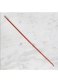 Resim Abarta 3,5mm Renkli Metal Gagalı Örgü Şiş Tunus Tığ 25cm-kırmızı 1 Adet 