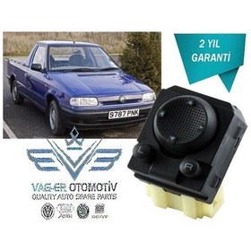 Resim PİCK UP 1996-2001 DIŞ DİKİZ AYNA AYAR KUMANDA DÜĞMESİ 1H0959565 