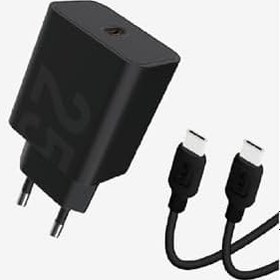 Resim Linktech T459e Eco 25W PD3.0 QC4.0 Şarj Type-C Kablolu Şarj Aleti, Siyah 